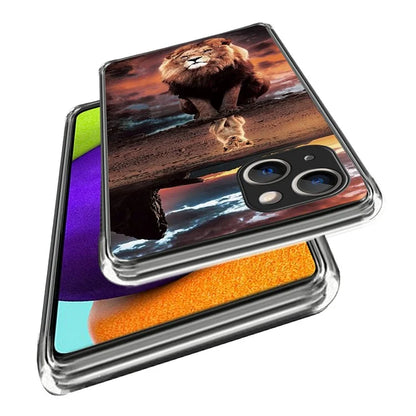 For iPhone 15 Soft TPU Case Mobile Phone Cover IMD Pattern Printing