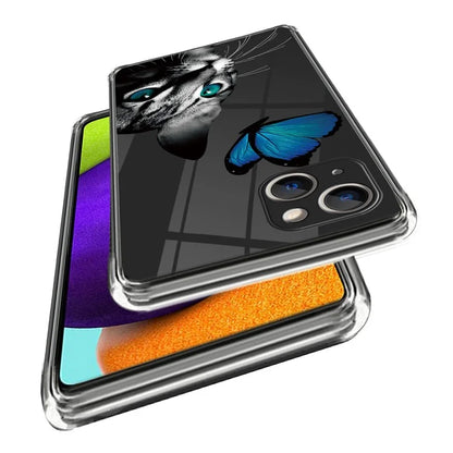 For iPhone 15 Soft TPU Case Mobile Phone Cover IMD Pattern Printing