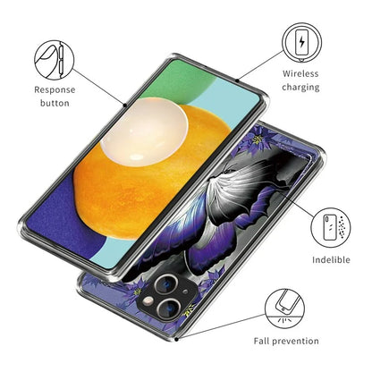 For iPhone 15 Soft TPU Case Mobile Phone Cover IMD Pattern Printing