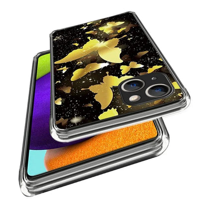 For iPhone 15 Soft TPU Case Mobile Phone Cover IMD Pattern Printing