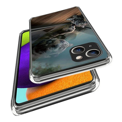 For iPhone 15 Soft TPU Case Mobile Phone Cover IMD Pattern Printing