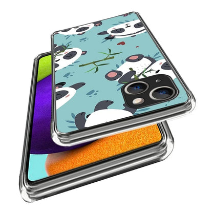 For iPhone 15 Soft TPU Case Mobile Phone Cover IMD Pattern Printing