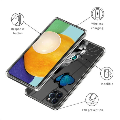 For iPhone 15 Pro Max Pattern Printing TPU Case Slim Phone Back Cover