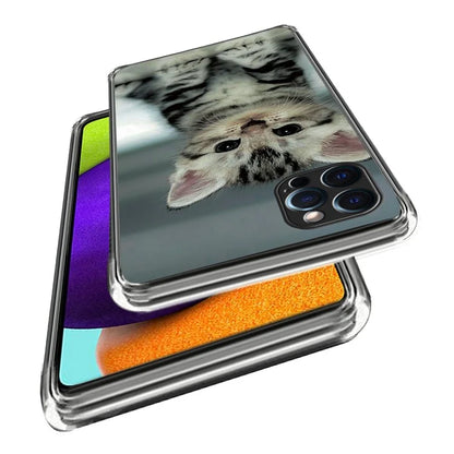 For iPhone 15 Pro Max Pattern Printing TPU Case Slim Phone Back Cover