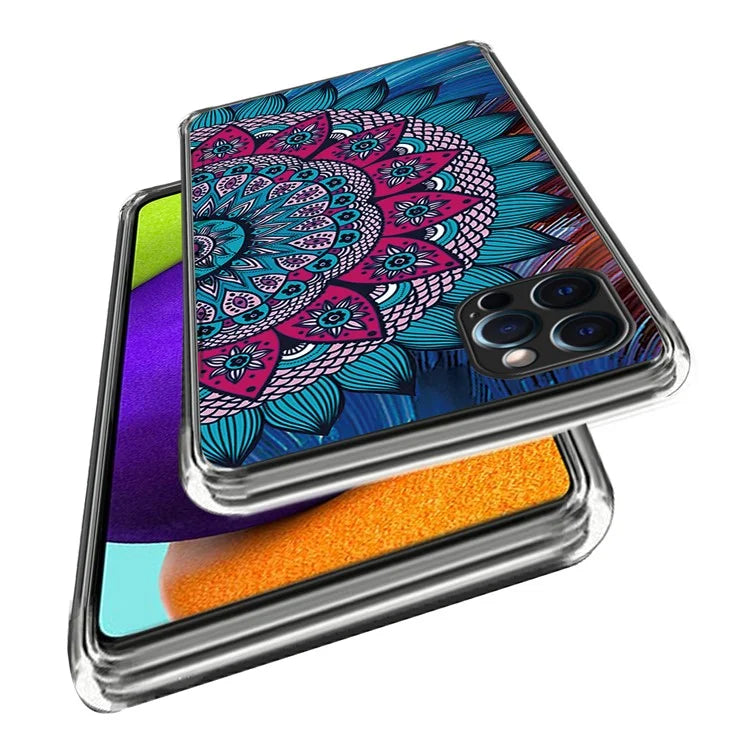 For iPhone 15 Pro Max Pattern Printing TPU Case Slim Phone Back Cover