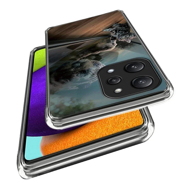 For Xiaomi Redmi 12 5G (Global) / Poco M6 Pro 5G TPU Phone Case Pattern Printing Back Cover