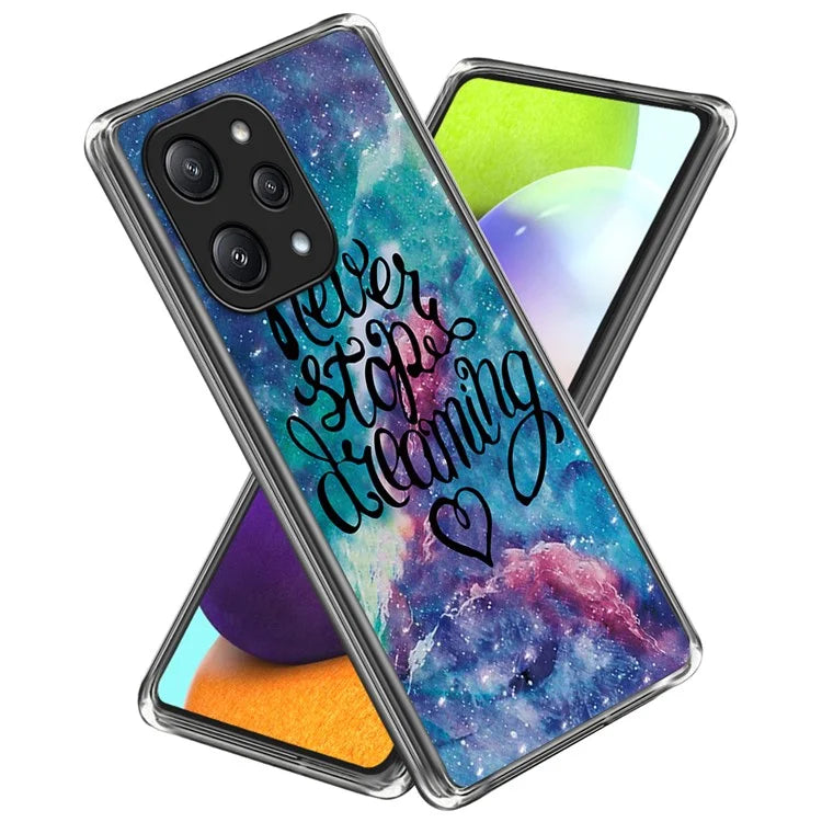 For Xiaomi Redmi 12 5G (Global) / Poco M6 Pro 5G TPU Phone Case Pattern Printing Back Cover