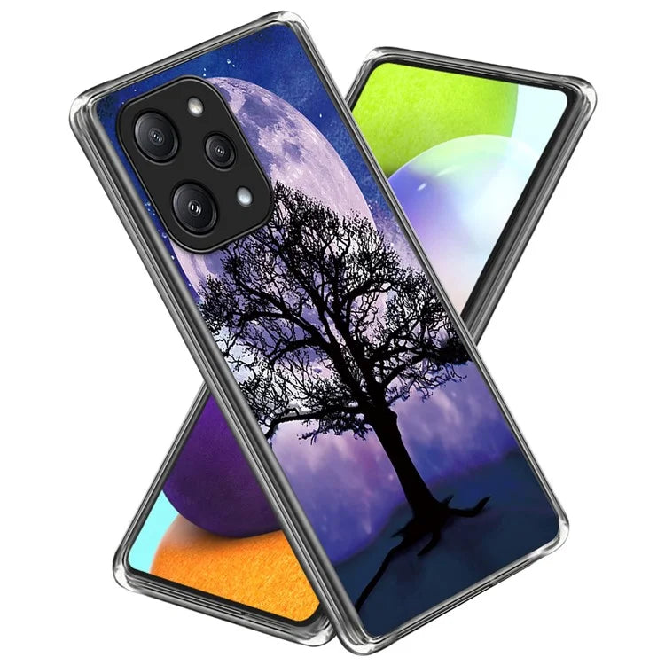 For Xiaomi Redmi 12 5G (Global) / Poco M6 Pro 5G TPU Phone Case Pattern Printing Back Cover