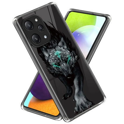 For Xiaomi Redmi 12 5G (Global) / Poco M6 Pro 5G TPU Phone Case Pattern Printing Back Cover