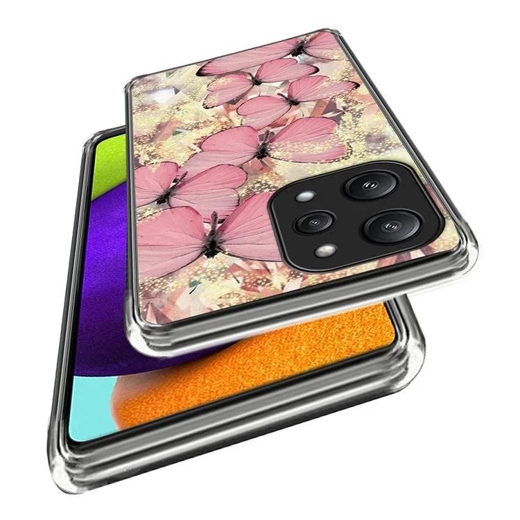 For Xiaomi Redmi 12 5G (Global) / Poco M6 Pro 5G TPU Phone Case Pattern Printing Back Cover