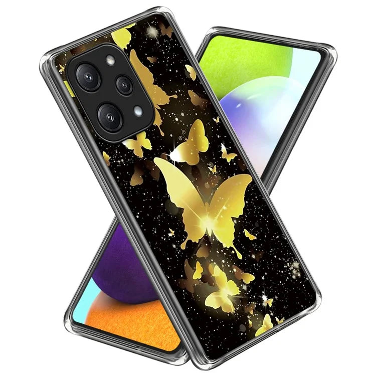 For Xiaomi Redmi 12 5G (Global) / Poco M6 Pro 5G TPU Phone Case Pattern Printing Back Cover