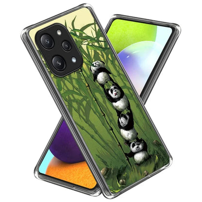 For Xiaomi Redmi 12 5G (Global) / Poco M6 Pro 5G TPU Phone Case Pattern Printing Back Cover