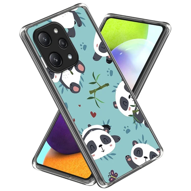 For Xiaomi Redmi 12 5G (Global) / Poco M6 Pro 5G TPU Phone Case Pattern Printing Back Cover