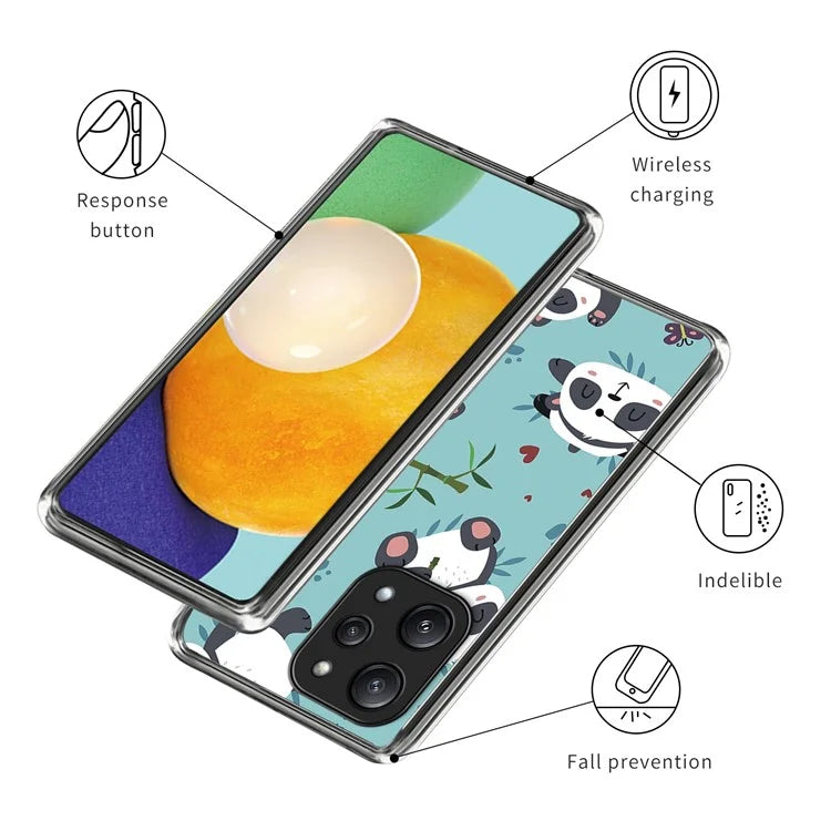 For Xiaomi Redmi 12 5G (Global) / Poco M6 Pro 5G TPU Phone Case Pattern Printing Back Cover