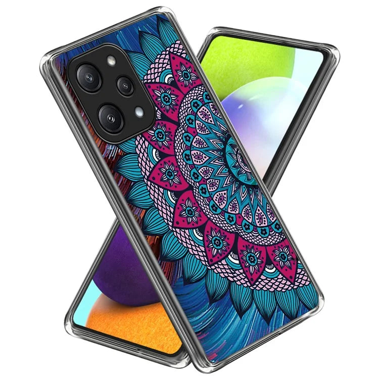 For Xiaomi Redmi 12 5G (Global) / Poco M6 Pro 5G TPU Phone Case Pattern Printing Back Cover