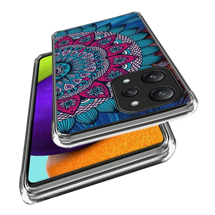 For Xiaomi Redmi 12 5G (Global) / Poco M6 Pro 5G TPU Phone Case Pattern Printing Back Cover