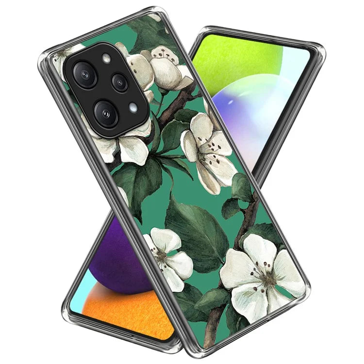 For Xiaomi Redmi 12 5G (Global) / Poco M6 Pro 5G TPU Phone Case Pattern Printing Back Cover
