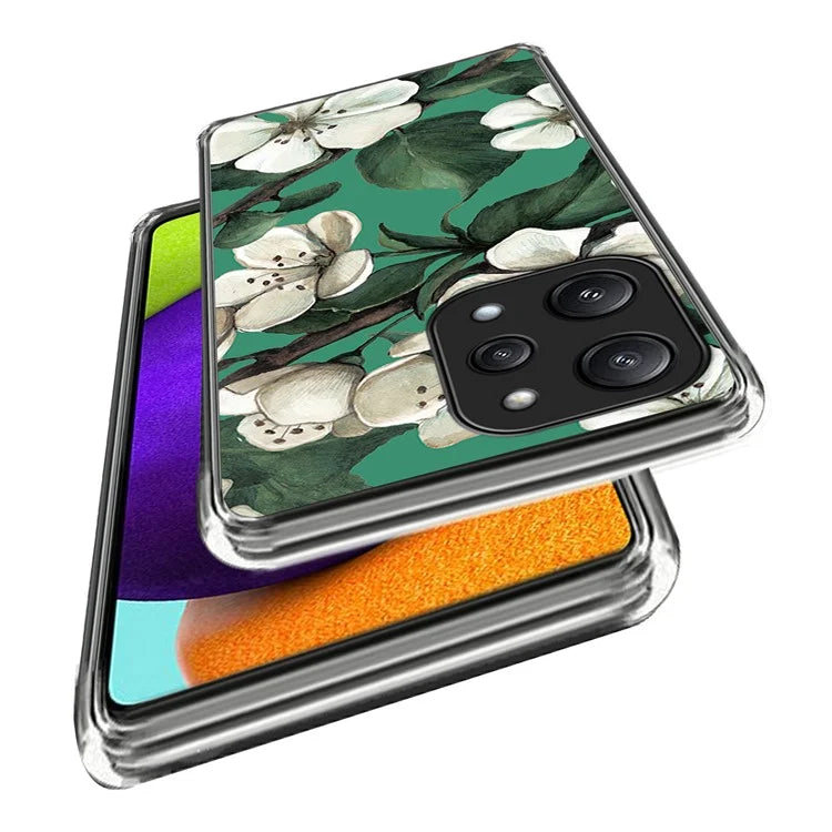 For Xiaomi Redmi 12 5G (Global) / Poco M6 Pro 5G TPU Phone Case Pattern Printing Back Cover