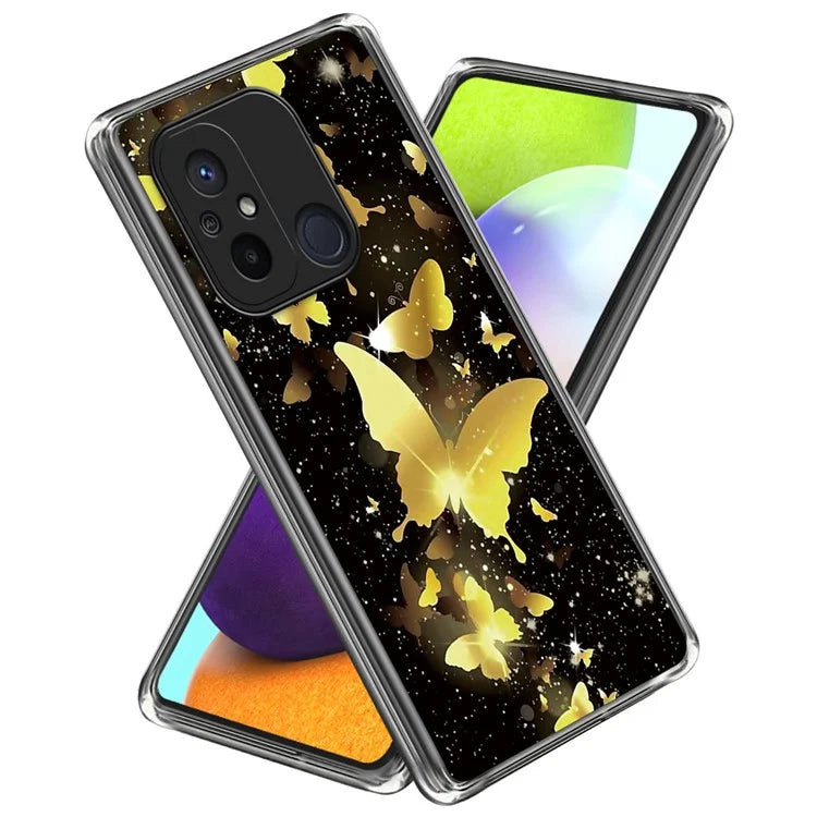 For Xiaomi Redmi 12C 4G Phone Case Soft TPU Cover IMD Pattern Printing