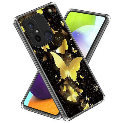 For Xiaomi Redmi 12C 4G Phone Case Soft TPU Cover IMD Pattern Printing