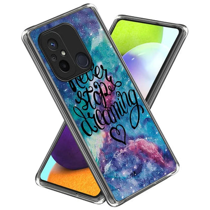 For Xiaomi Redmi 12C 4G Phone Case Soft TPU Cover IMD Pattern Printing