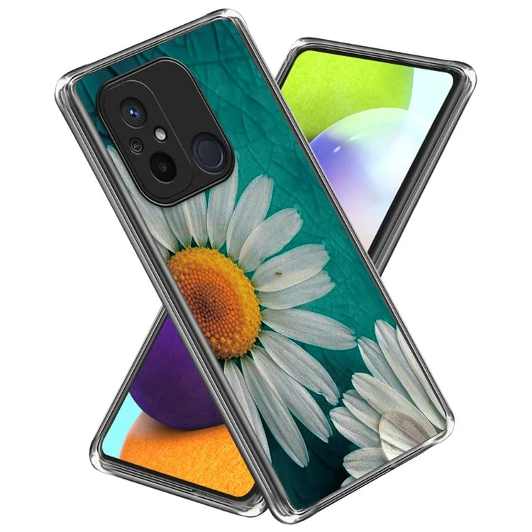 For Xiaomi Redmi 12C 4G Phone Case Soft TPU Cover IMD Pattern Printing