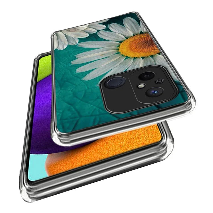 For Xiaomi Redmi 12C 4G Phone Case Soft TPU Cover IMD Pattern Printing