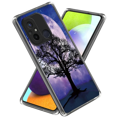 For Xiaomi Redmi 12C 4G Phone Case Soft TPU Cover IMD Pattern Printing