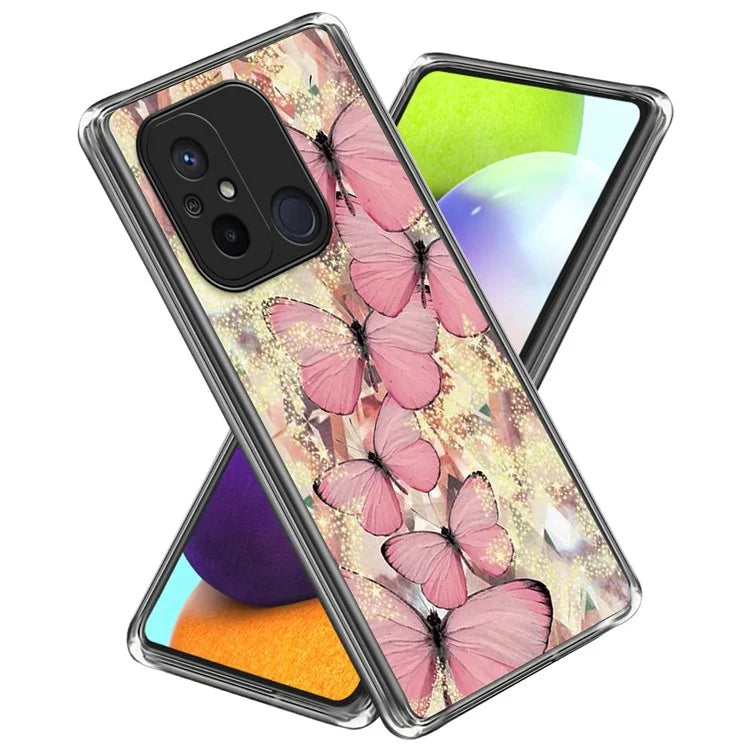 For Xiaomi Redmi 12C 4G Phone Case Soft TPU Cover IMD Pattern Printing