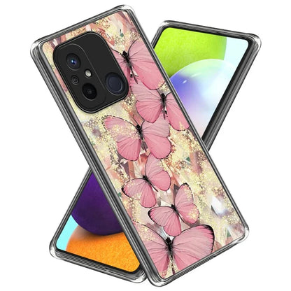 For Xiaomi Redmi 12C 4G Phone Case Soft TPU Cover IMD Pattern Printing