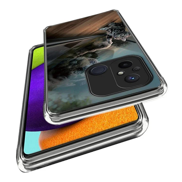 For Xiaomi Redmi 12C 4G Phone Case Soft TPU Cover IMD Pattern Printing