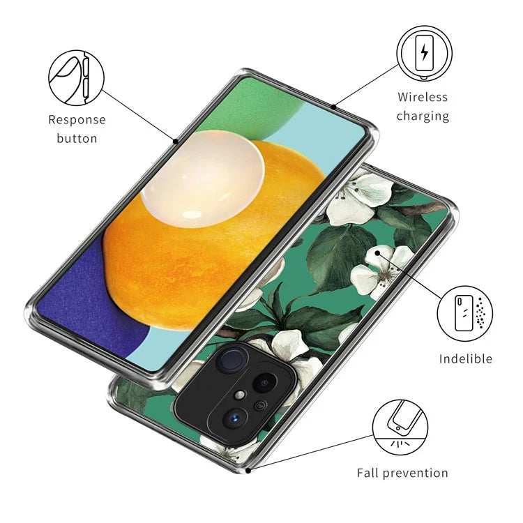 For Xiaomi Redmi 12C 4G Phone Case Soft TPU Cover IMD Pattern Printing