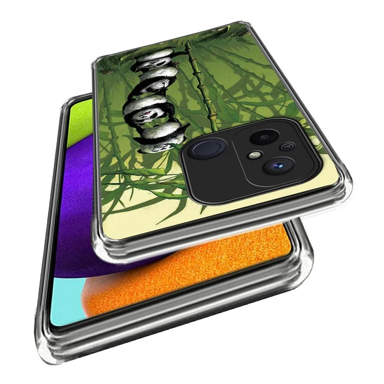 For Xiaomi Redmi 12C 4G Phone Case Soft TPU Cover IMD Pattern Printing
