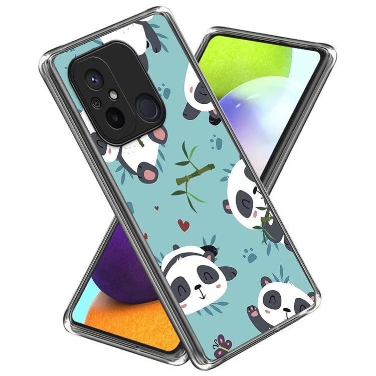 For Xiaomi Redmi 12C 4G Phone Case Soft TPU Cover IMD Pattern Printing