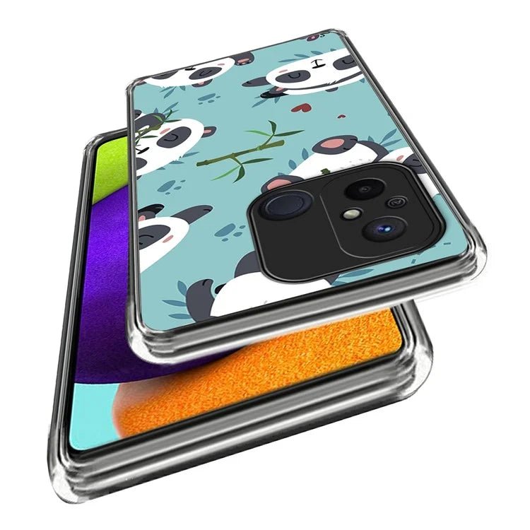 For Xiaomi Redmi 12C 4G Phone Case Soft TPU Cover IMD Pattern Printing