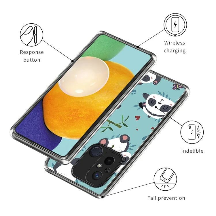 For Xiaomi Redmi 12C 4G Phone Case Soft TPU Cover IMD Pattern Printing