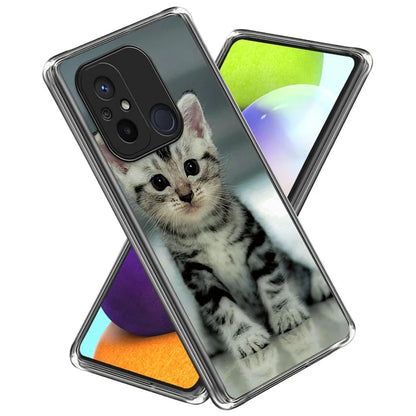 For Xiaomi Redmi 12C 4G Phone Case Soft TPU Cover IMD Pattern Printing