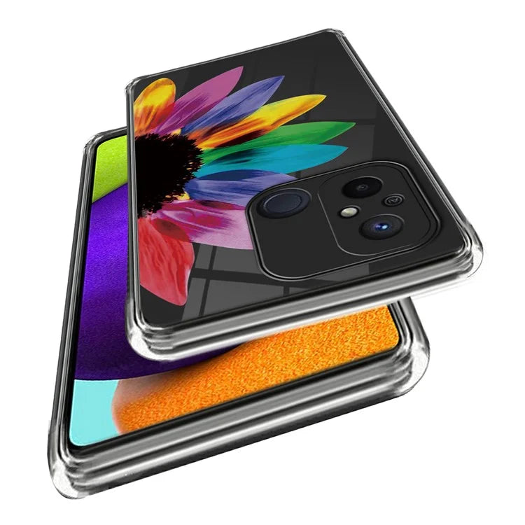 For Xiaomi Redmi 12C 4G Phone Case Soft TPU Cover IMD Pattern Printing