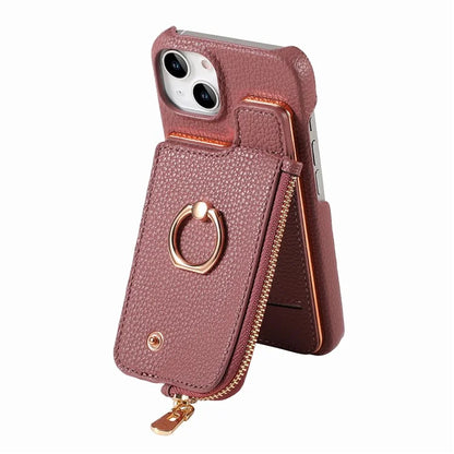 Y3 for iPhone 14 Case with Card Holder RFID Blocking Protective Phone Cover