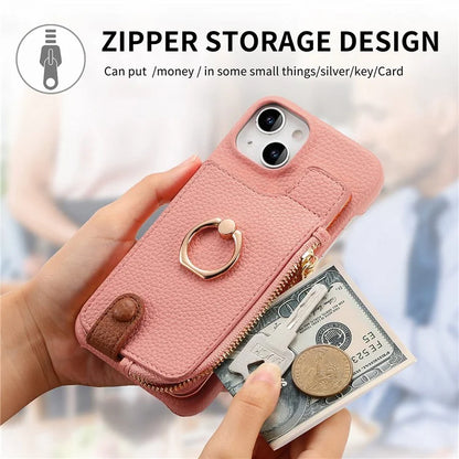 Y3 for iPhone 14 Case with Card Holder RFID Blocking Protective Phone Cover