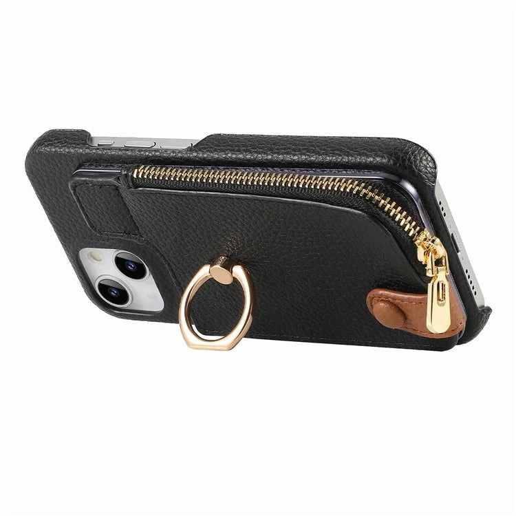 Y3 for iPhone 14 Case with Card Holder RFID Blocking Protective Phone Cover