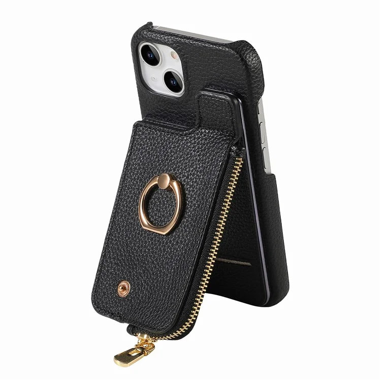 Y3 for iPhone 14 Case with Card Holder RFID Blocking Protective Phone Cover