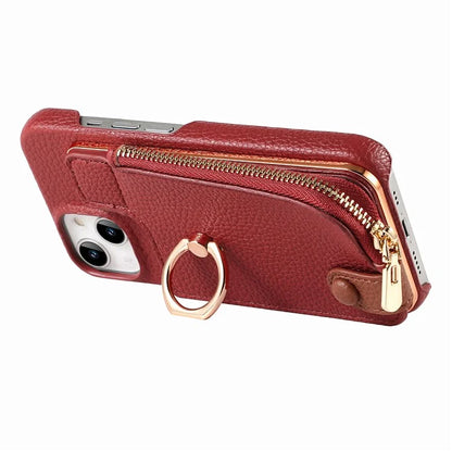 Y3 for iPhone 14 Case with Card Holder RFID Blocking Protective Phone Cover