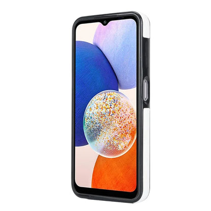 For Samsung Galaxy A14 5G / 4G Case PU Leather+TPU Wristband Kickstand Anti-fall Phone Cover