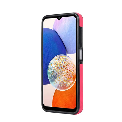 For Samsung Galaxy A14 5G / 4G Case PU Leather+TPU Wristband Kickstand Anti-fall Phone Cover