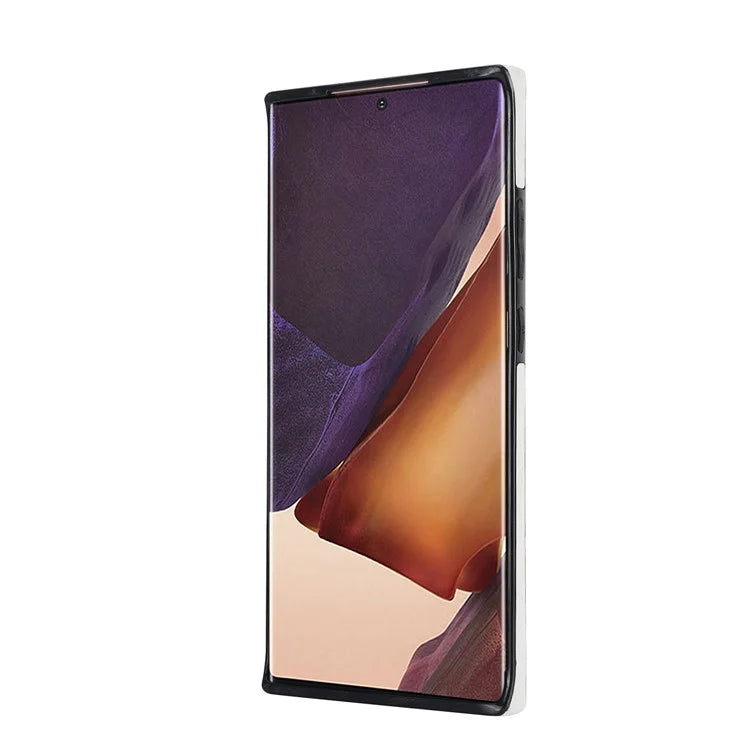 For Samsung Galaxy Note20 Ultra / Note20 Ultra 5G Case PU Leather+TPU Wristband Kickstand Cover