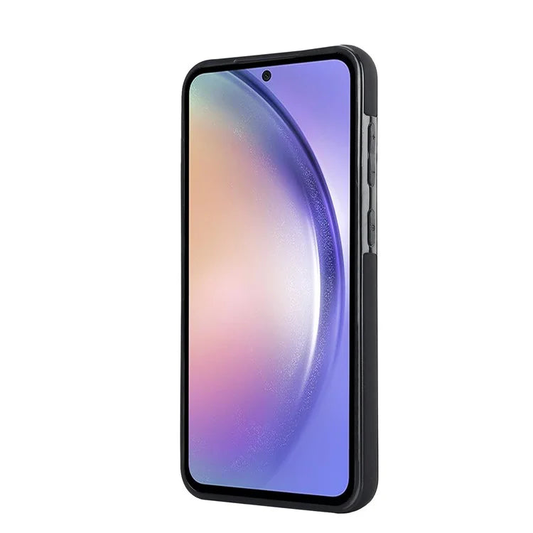 For Samsung Galaxy A54 5G Case Stylish Wave Pattern Ring Hanging Buckle Phone Cover with Kickstand