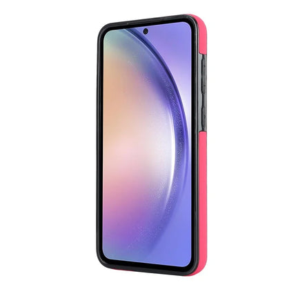 For Samsung Galaxy A54 5G Case Stylish Wave Pattern Ring Hanging Buckle Phone Cover with Kickstand