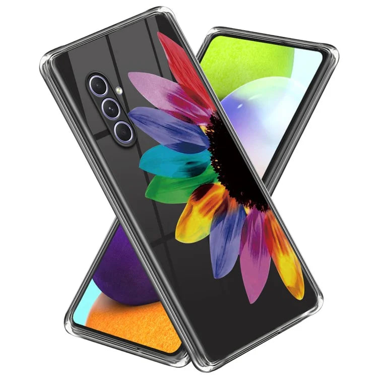 For Samsung Galaxy A54 5G Phone Cover Pattern Printed IMD Soft TPU Case