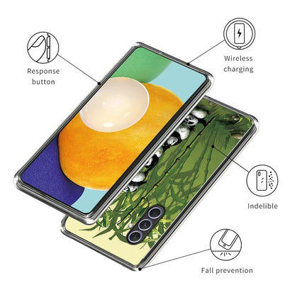 For Samsung Galaxy A54 5G Phone Cover Pattern Printed IMD Soft TPU Case